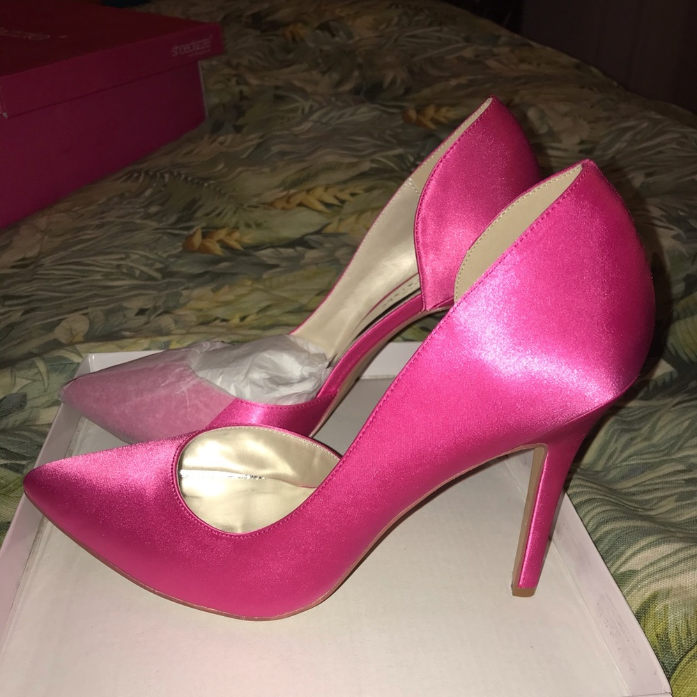 Hot pink heels